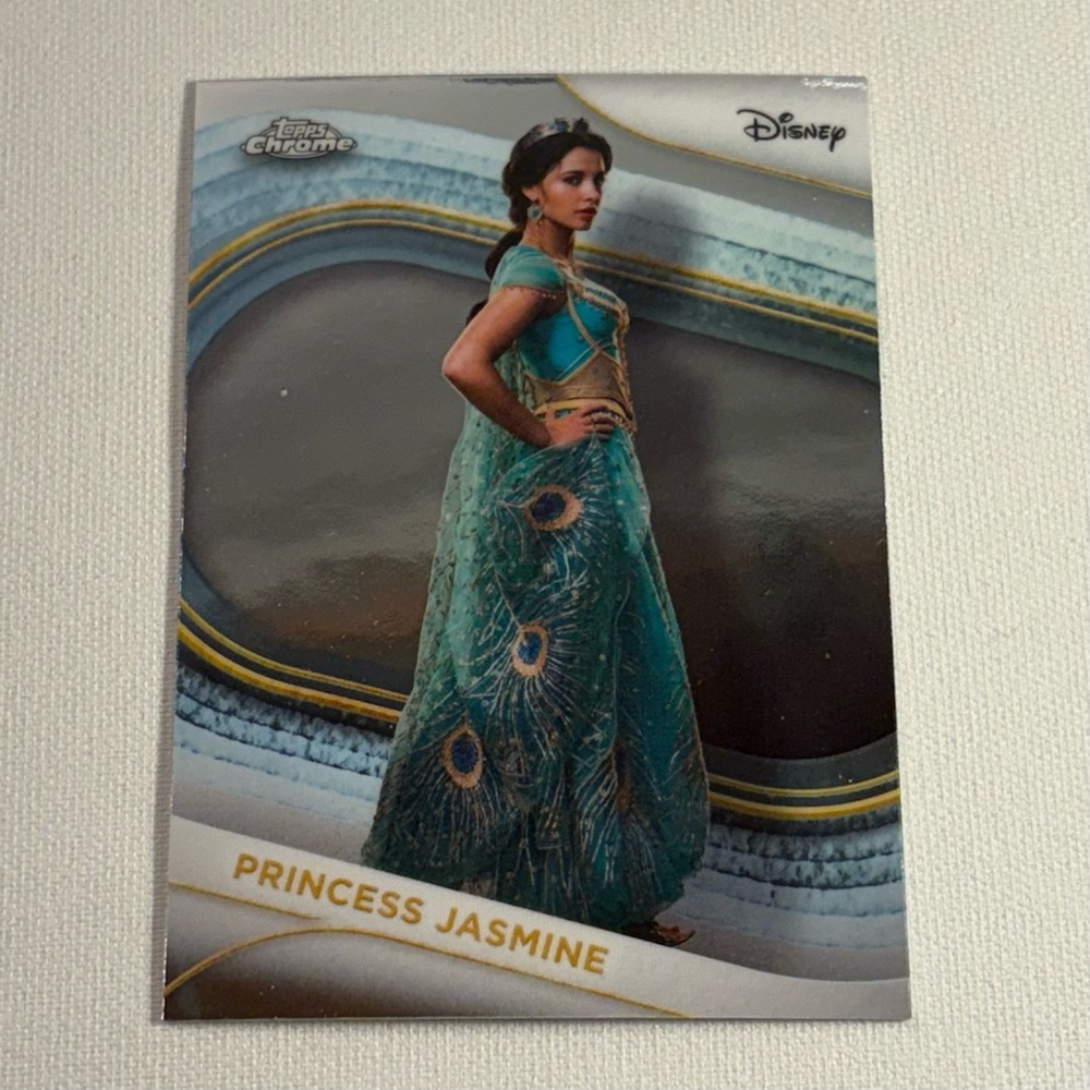[5/$15] 2025 TOPPS CHROME DISNEY PRINCESS JASMINE ALADDIN - BASE CARD #188 - NM